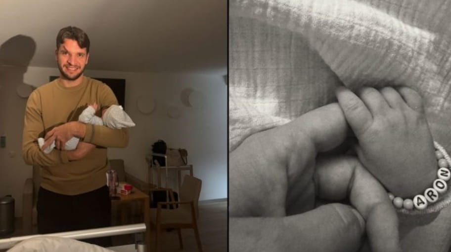 Berat Gjimshiti bëhet baba për herë të tretë