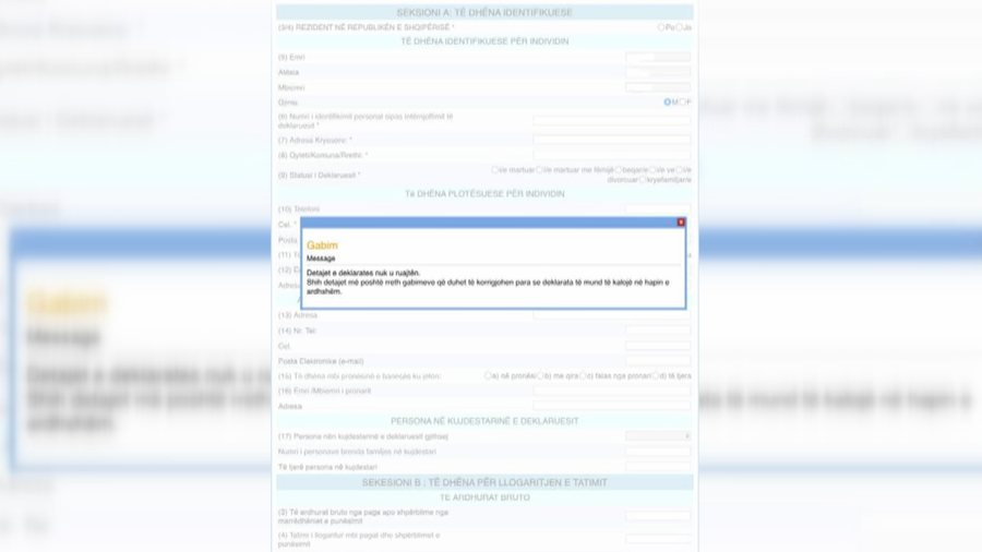 Bie faqja e Tatimeve! Nesër afati i fundit për plotësimin e formularit diva