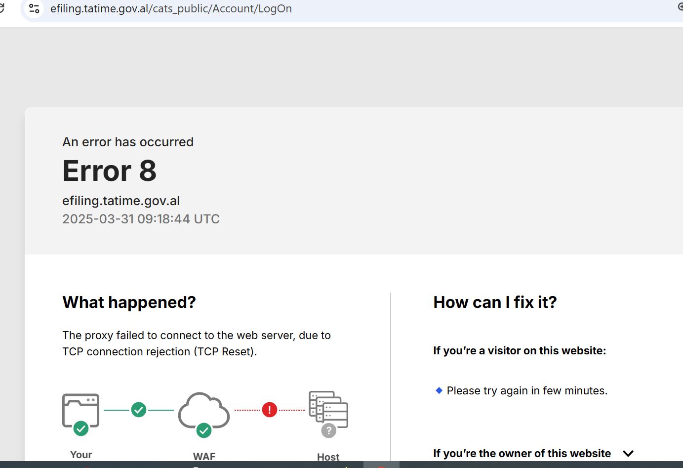 “Dyndje” për deklarimin e të ardhurave personale, bie serveri i tatimeve
