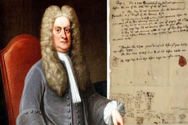 Letra e shkruar nga Isaac Newton në 1704 parashikon datën e saktë të fundit të botës