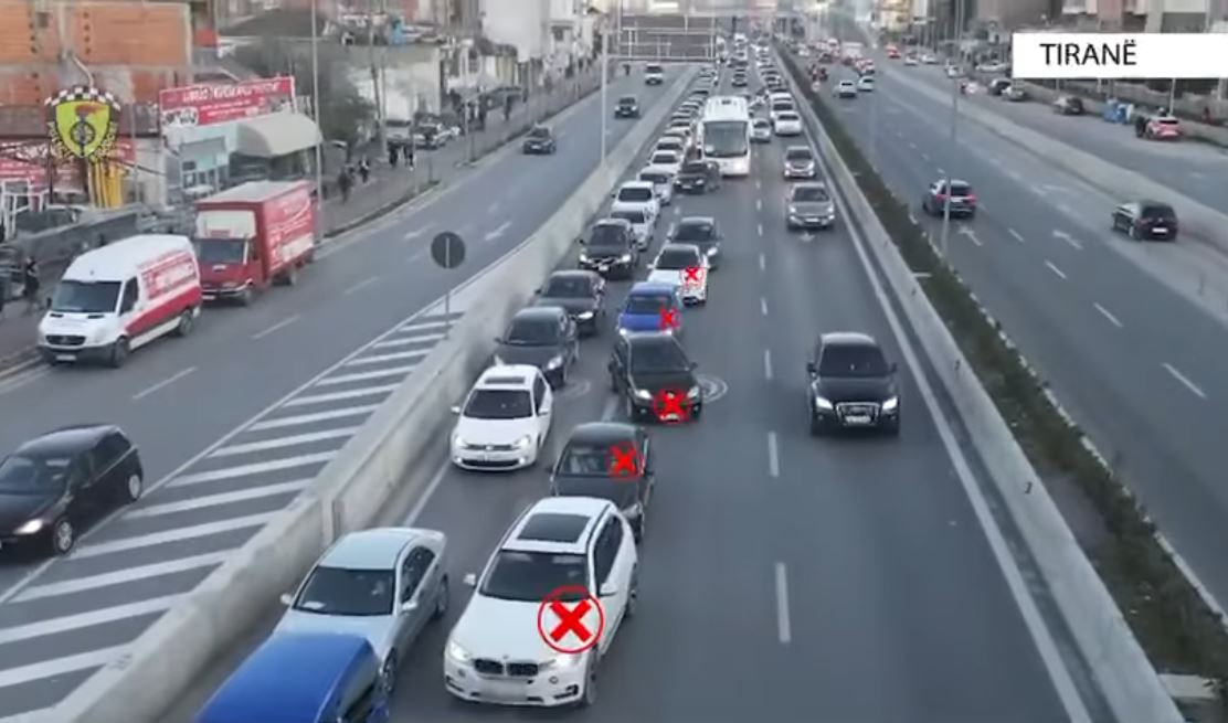 Policia Rrugore e Tiranës: Janë arrestuar/proceduar në gjendje të lirë 37 drejtues, janë vënë 12 852 gjoba