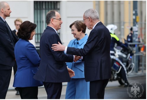 Presidenti Begaj vizitë zyrtare në Austri, pritet nga homologu Van der Bellen