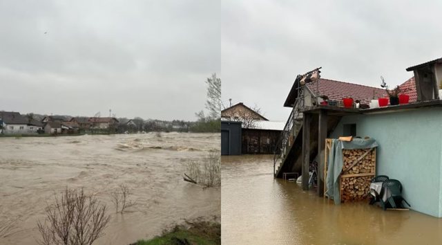 Reshje të dendura shiu dhe përmbytje në veri të Bosnjës, raportohet për persona të zhdukur dhe shtëpi nën ujë