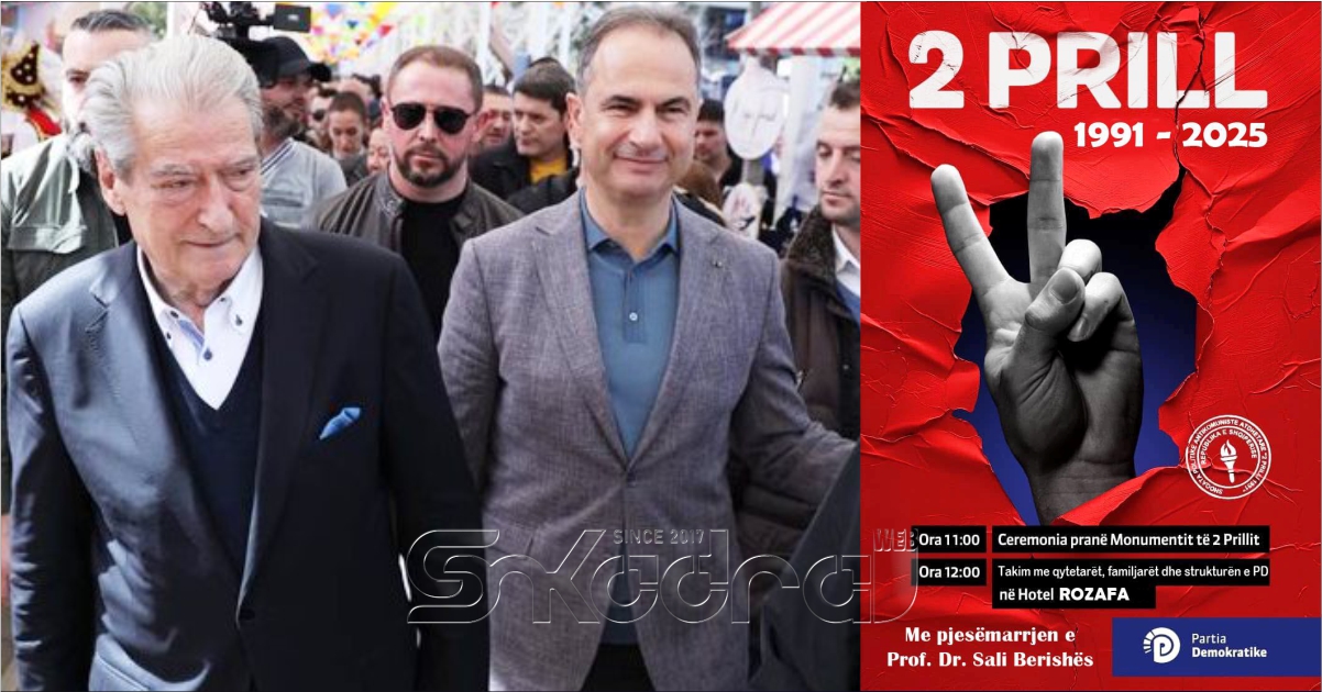 “Ta lartësojmë veprën e martirëve tanë”, përkujtimet e “2 Prill 1991”, i pranishëm edhe kreu i PD- së Berisha