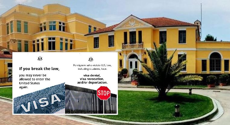 “Të sigurojmë kufijtë amerikanë”,Ambasada e SHBA bën njoftimin për vizat dhe kufizimet:Nuk do të lejohen të hyjnë ata..