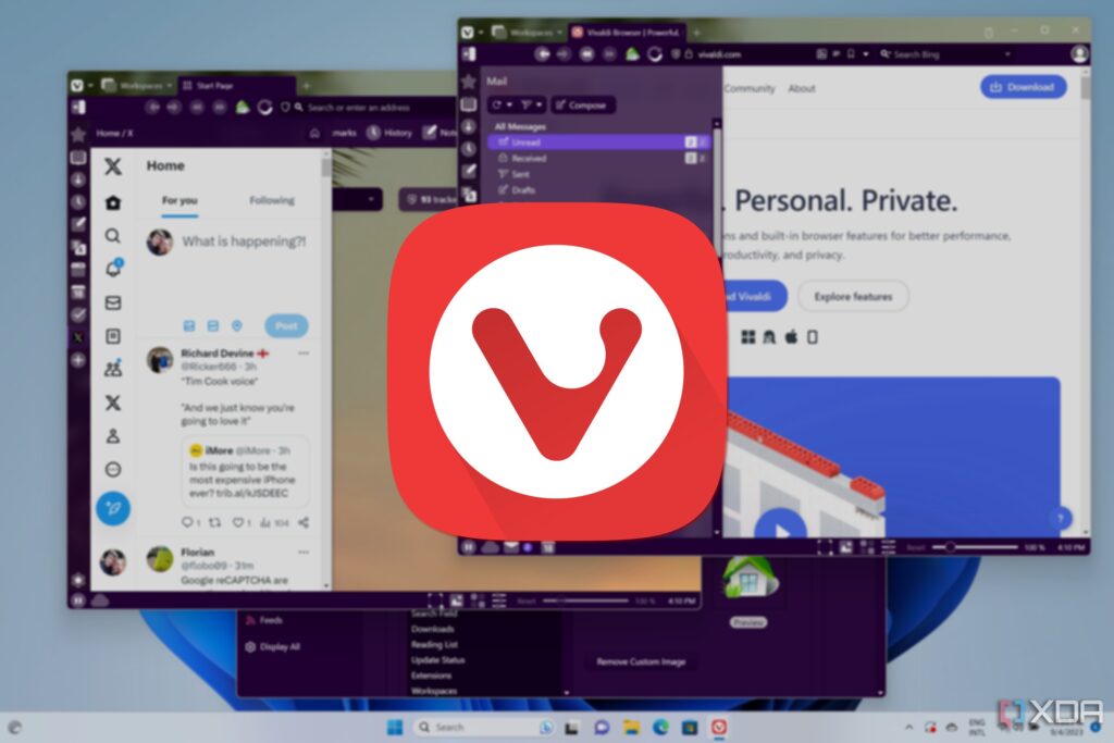 Vivaldi integron Proton VPN në shfletuesin desktop