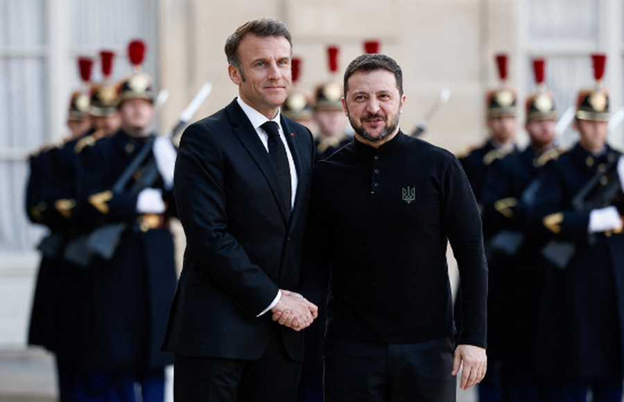 Zelensky pritet nga Presidenti Macron në Paris