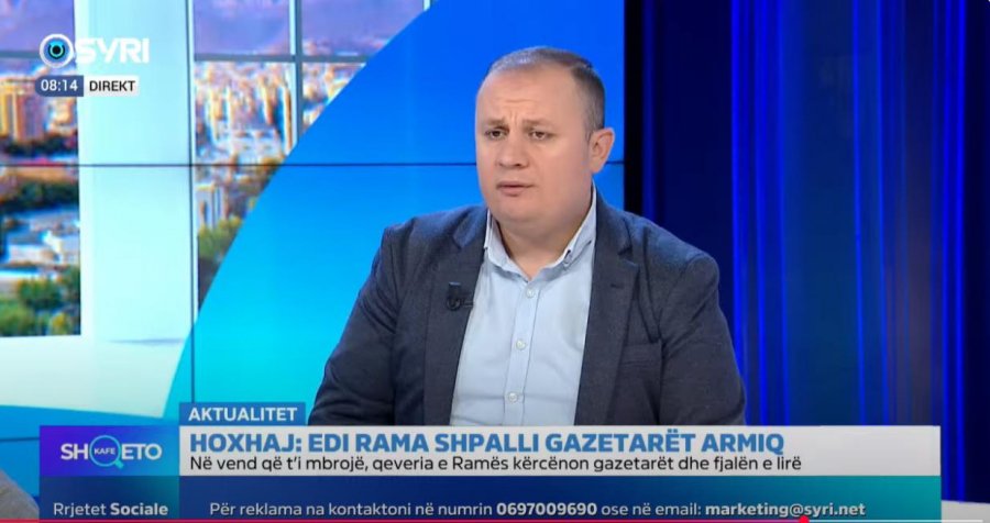 ‘12 vite nën presion! Si e shndërroi qeveria median në armik…’/ Hoxhaj: Sot, ka pak gazetarë që çajnë llumin ‘e mbjellë’ nga Rama