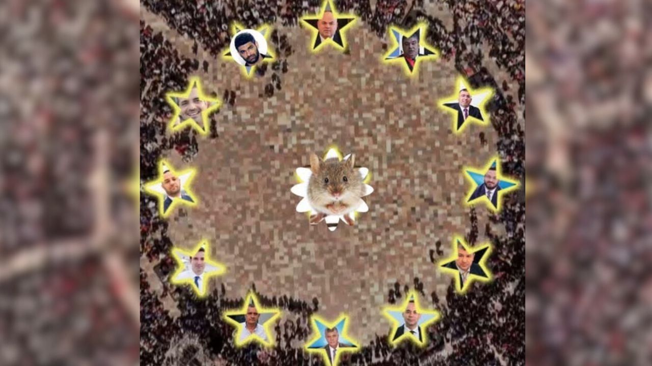 “12 yjet europiane”/ Berisha ironizon sloganin e PS-së, vendos socialistët e arrestuar mes yjeve