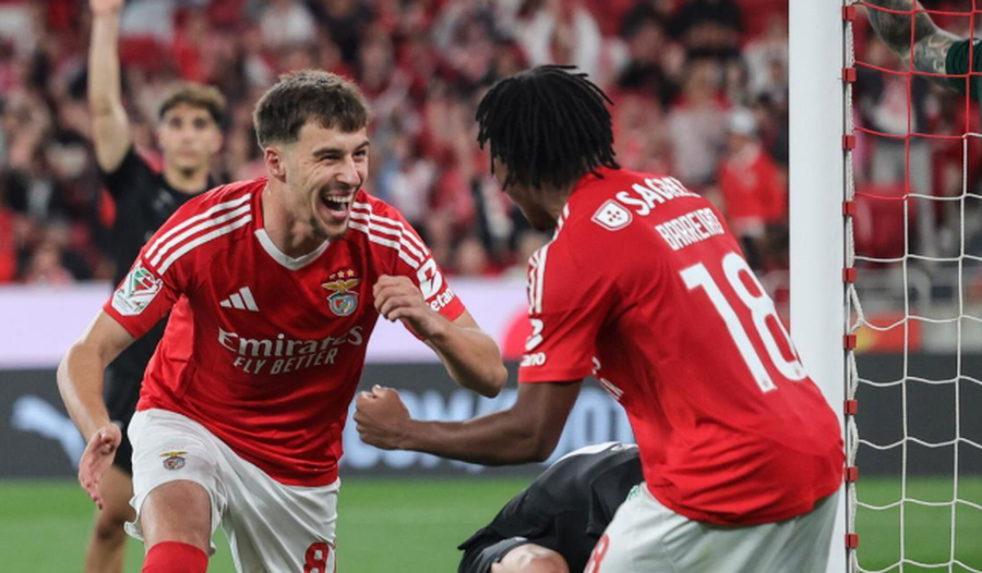 Adrian Bajrami shënon golin e parë me ekipin A të Benficës