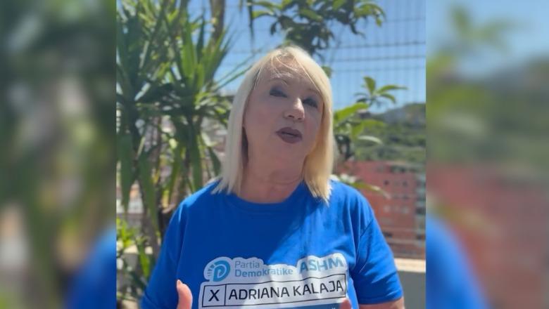Adriana Kalaja shpërndan publikisht para, për ata që do e votojnë: Do jap një mijë, 500 dhe 200 euro