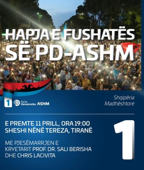 Agron Gjekmarkaj thirrje për mitingun hapës të fushatës së PD me 11 prill