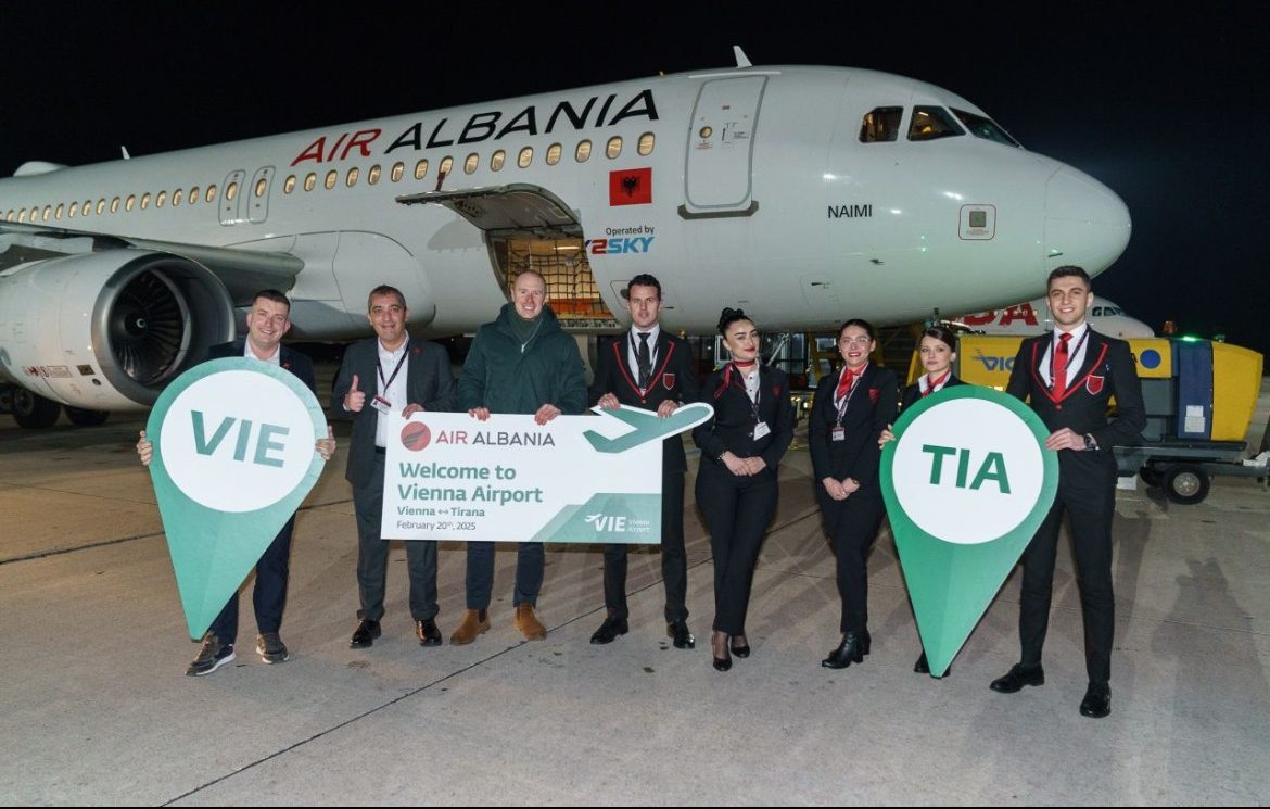Air Albania nis fluturimet direkte Tiranë-Vjenë