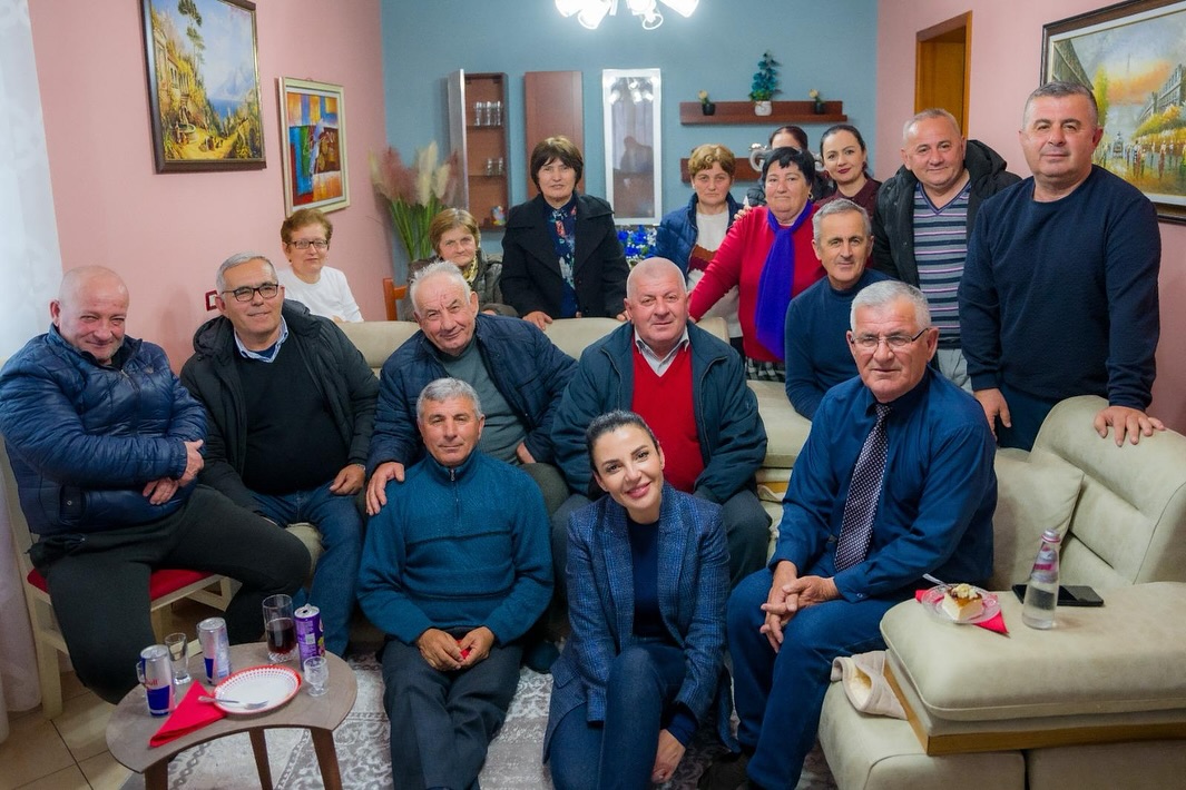 Belinda Balluku te Loni Goga në Roskovec