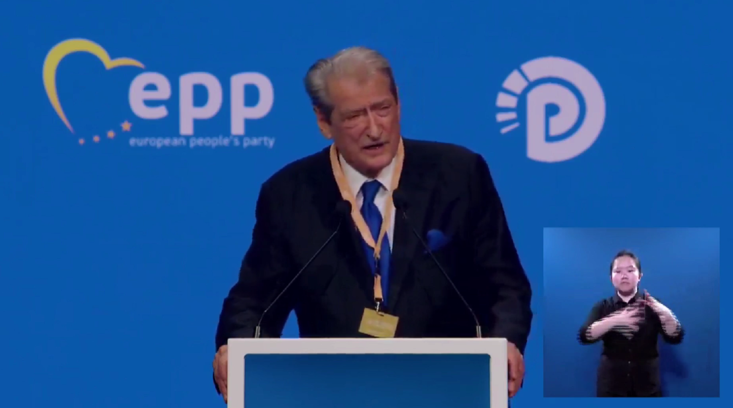 Berisha flet në Kongresin e PPE në Spanjë, u kërkon ndihmë për rrëzimin e Ramës: Është narkodiktator