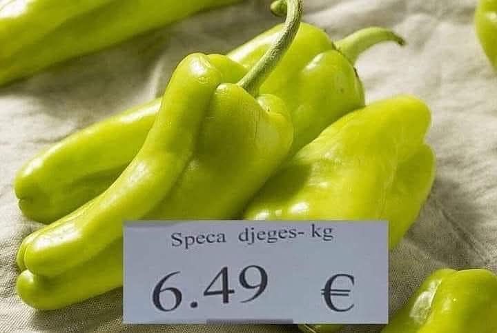 Çmimi i specave djegës në Kosovë ka arritur 6,49 euro, pothuajse sa kg i mishit