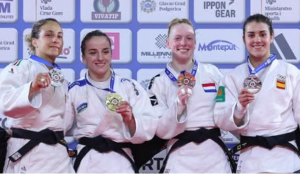 Distria Krasniqi merr një tjetër medalje ari në sportin e xhudos