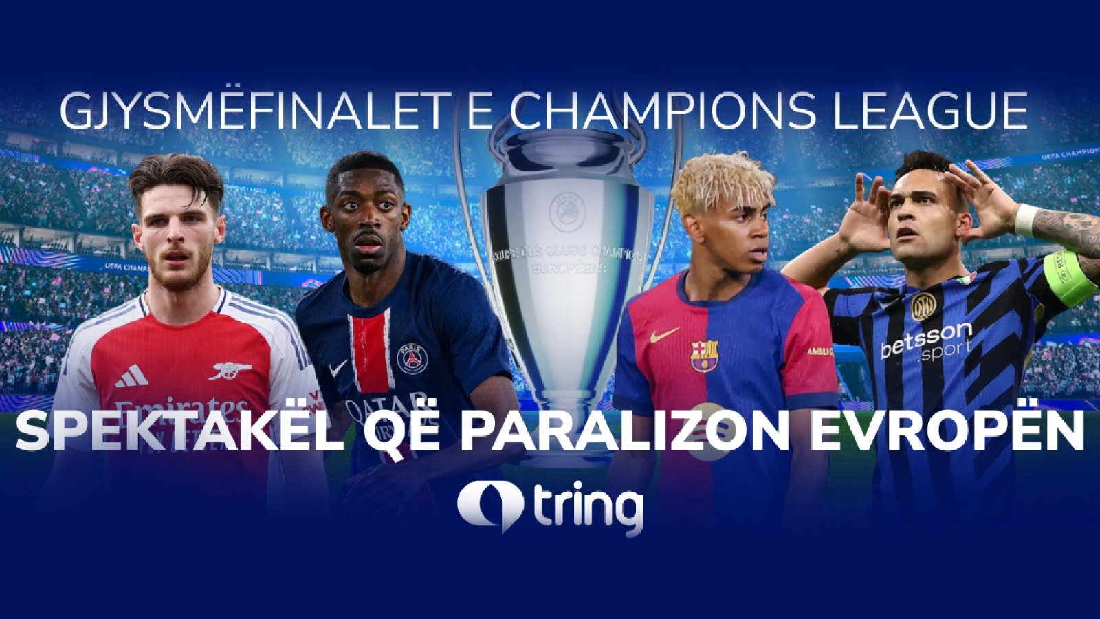 Gjysmëfinalet e Champions League, spektakël që paralizon Evropën