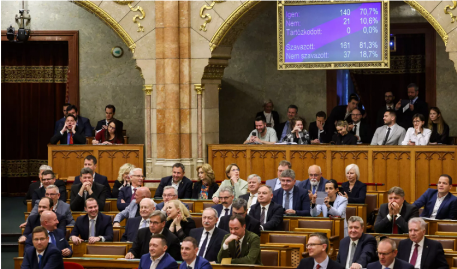Hungaria miraton amendament kushtetues që ndalon ngjarjet LGBTQ+ dhe kufizon të drejtat në emër të mbrojtjes së fëmijëve