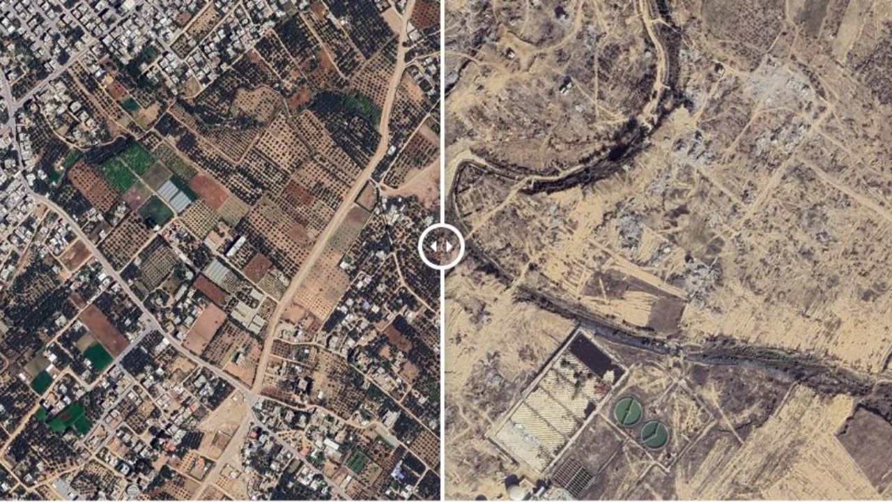 Imazhet satelitore/ Shtëpi dhe fabrika të rrafshuara, ja si është shkatërruar Gaza për të krijuar ‘zonën tampon’