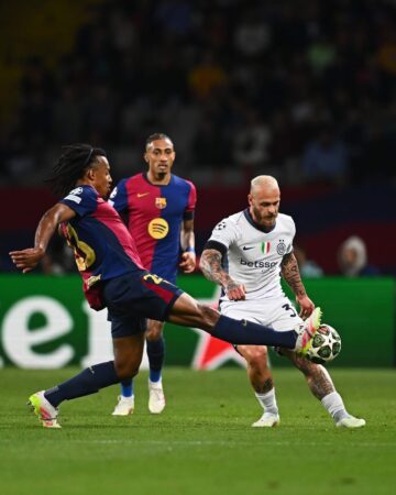 Interi reziston në Spanjë ndaj Barcelonës, barazim në gjysmëfinalen e parë të Champions