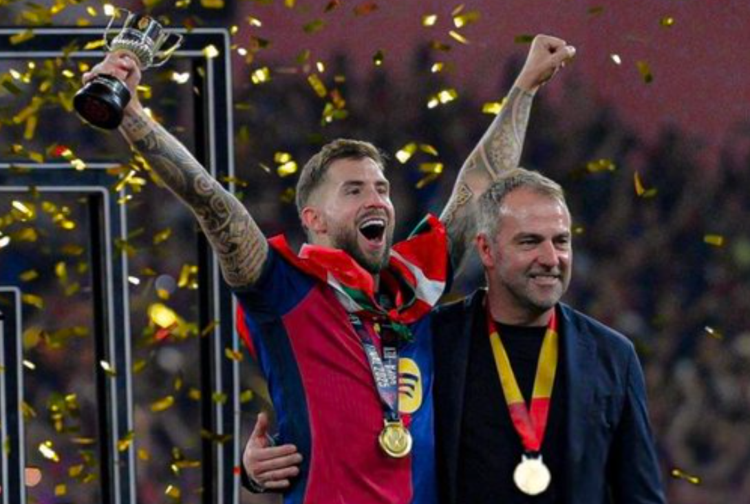 “Ishte një natë e përsosur”! Fitoi trofeun e dytë me Barcelonën, Fliku: Lojtarët e mi nuk dorëzohen kurrë