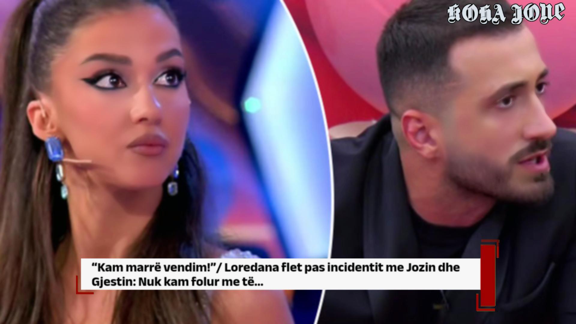 “Kam marrë vendim!”/ Loredana flet pas incidentit me Jozin dhe Gjestin: Nuk kam folur me të…