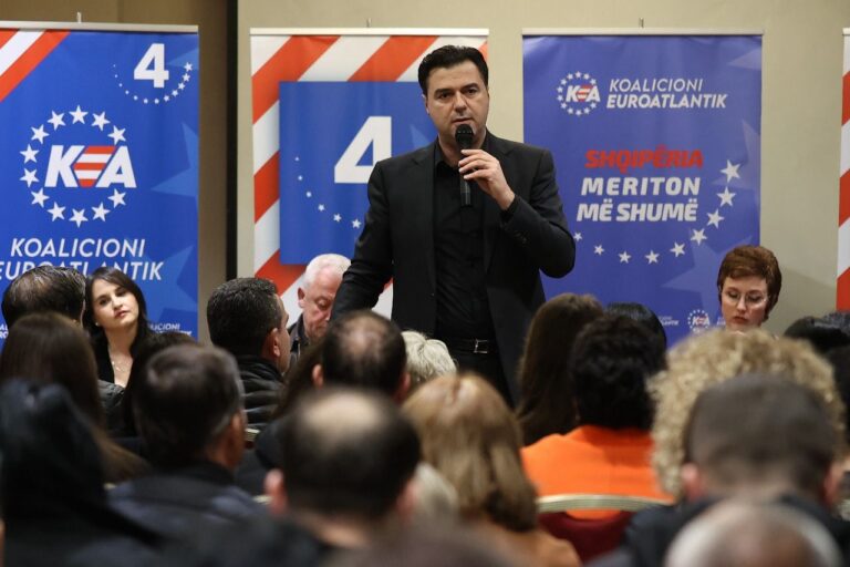 “Kandidatët Euroatlantik s’tremben”/ Basha: “O Rame, o Rame” nuk u duket si sirenë policie sepse janë të ndershëm