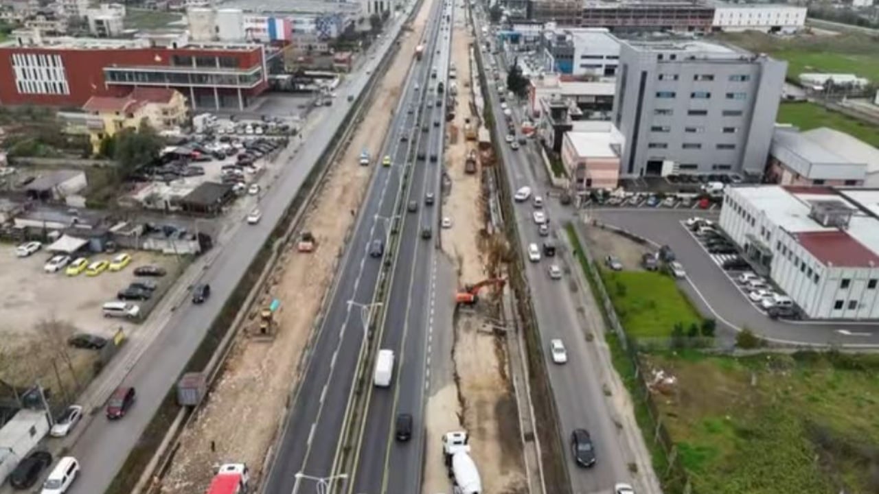 Kantieri i superstradës Tiranë-Durrës, Rama publikon pamjet: Do të lehtësojë qarkullimin, Tirana me një hyrje më dinjitoze