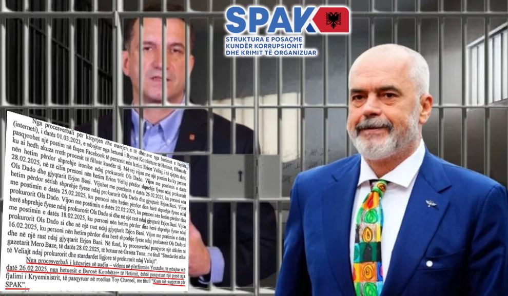 Kërcënimet e Edi Ramës ndaj SPAK provë për lënien në burg të Erion Veliajt, sekuestrohet videoja 9 minuta me…