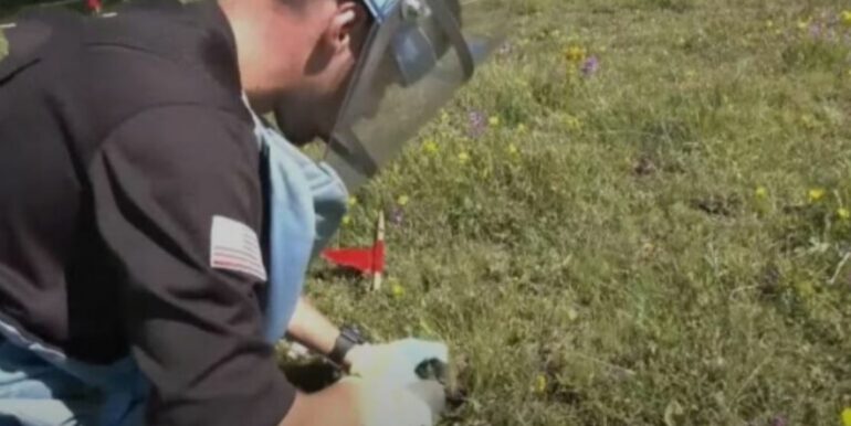 KFOR jep paralajmërim për rrezikun/ Mjet i pashpërthyer i Luftës së Dytë Botërore në Stagovë të Kaçanikut