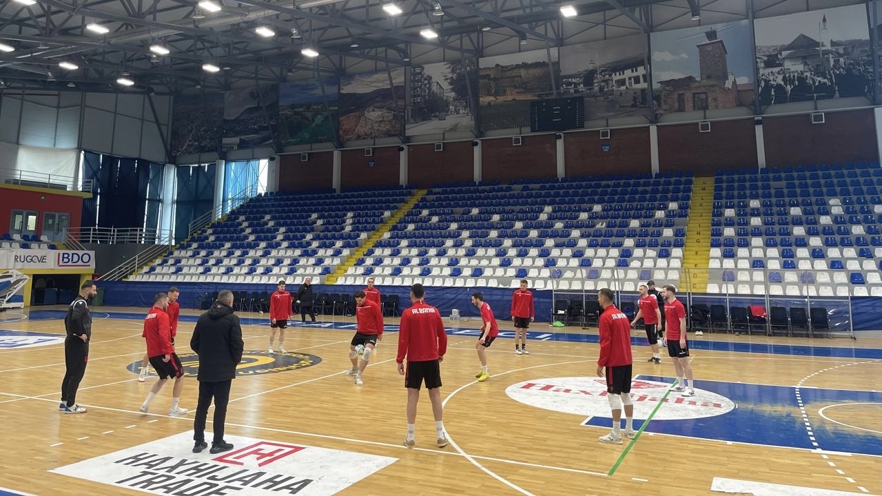 Kualifikueset e Futsallit / Shqipëria mbyll përgatitjet për ndeshjen e fundit ndaj Danimarkës