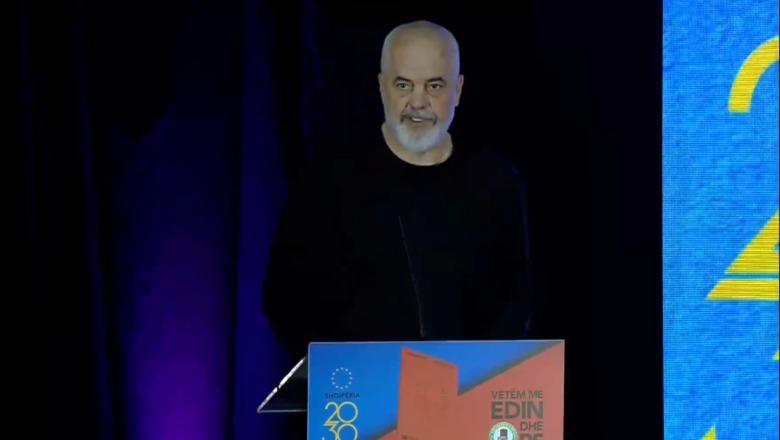 LIVE/ Rama në Vlorë: Brenda një dekade rritëm 2.5 herë PBB, synojmë ta çojmë në 35 miliardë euro deri në 2030!