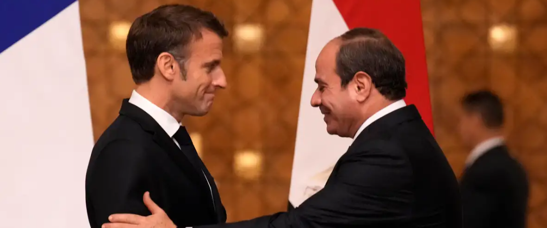 Macron shikon përparimin në paqen në Lindjen e Mesme gjatë udhëtimit në Egjipt