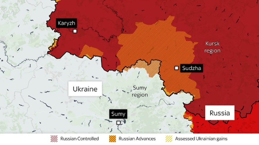 Ministria e Mbrojtjes e Rusisë: Forcat tona janë afër shkatërrimit total të trupave ukrainase në Kursk