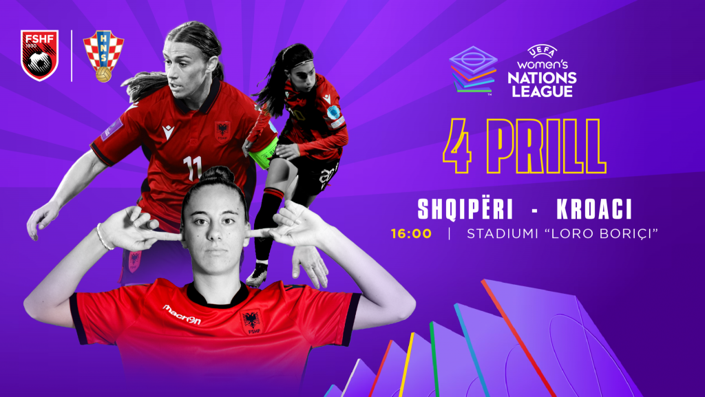 Nations League/ Kombëtarja e vajzave mbyll përgatitjet për ndeshjen me Kroacinë