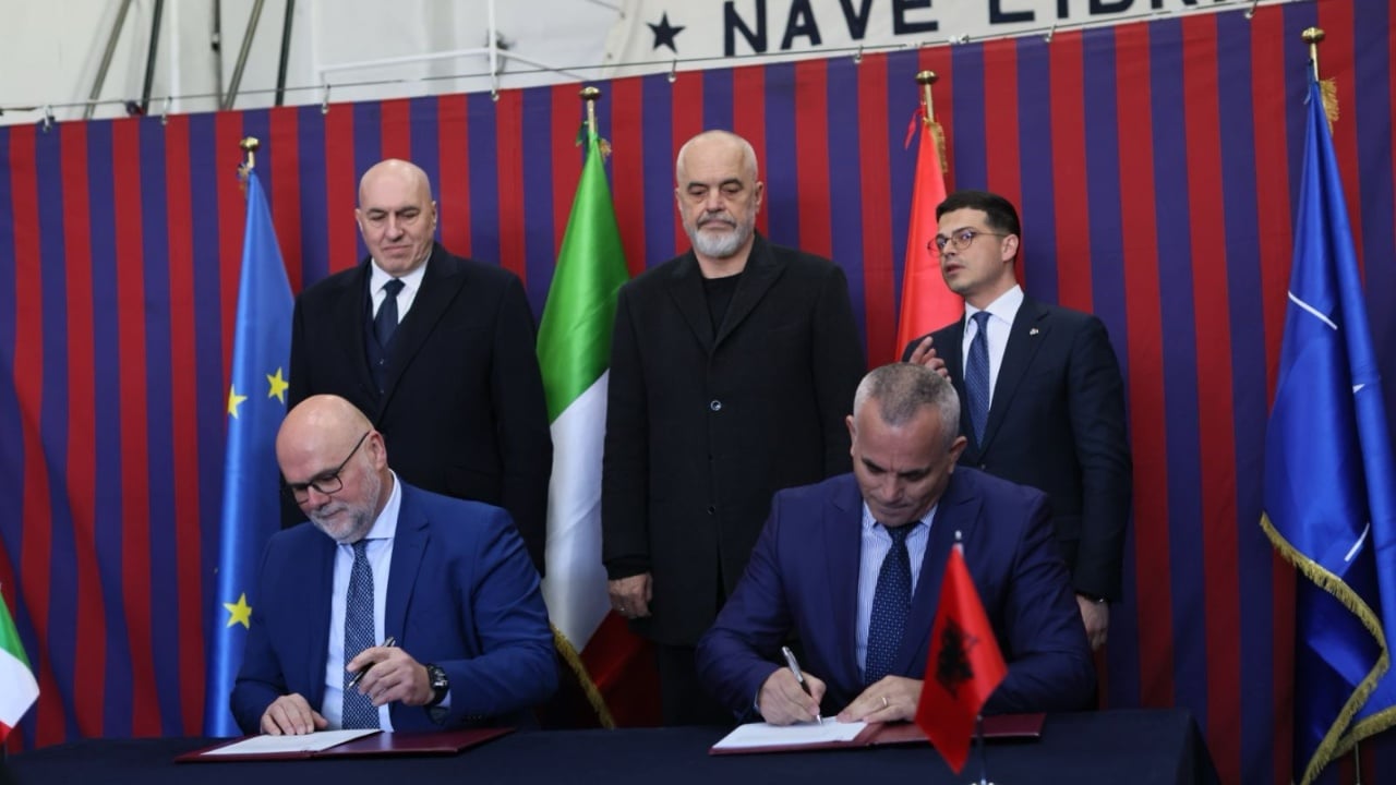 Nënshkruhet marrëveshja e bashkëpunimit në industrinë ushtarake me kompaninë italiane, Rama: Të thellojmë marrëdhënien mes dy shteteve