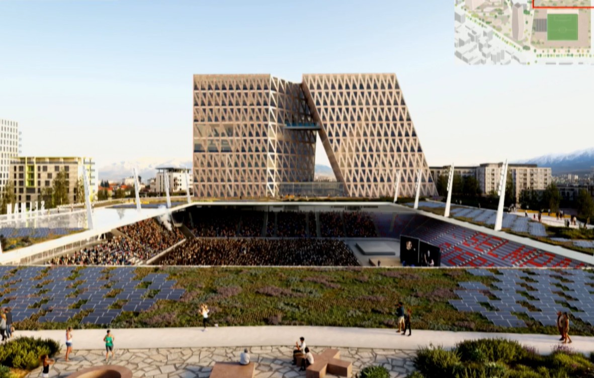 Nga kullat te gjelbërimi, ja çfarë parashikojnë projektet për stadiumin e ri “Selman Stërmasi”