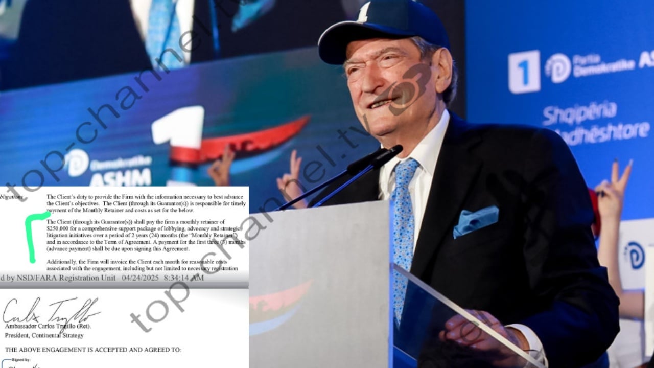 Non grata e Berishës, PD nënshkruan kontratën e lobimit 6 milionë USD me kompaninë e ish-ambasadorit të Trump