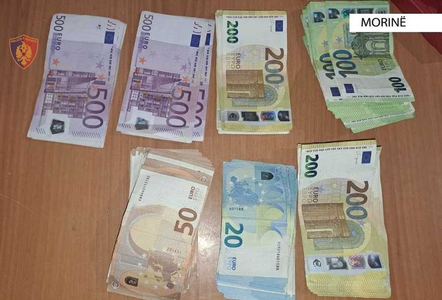 Po fuste në Shqipëri 26.000 euro, ndalohet në Morinë 35-vjeçari nga Kosova