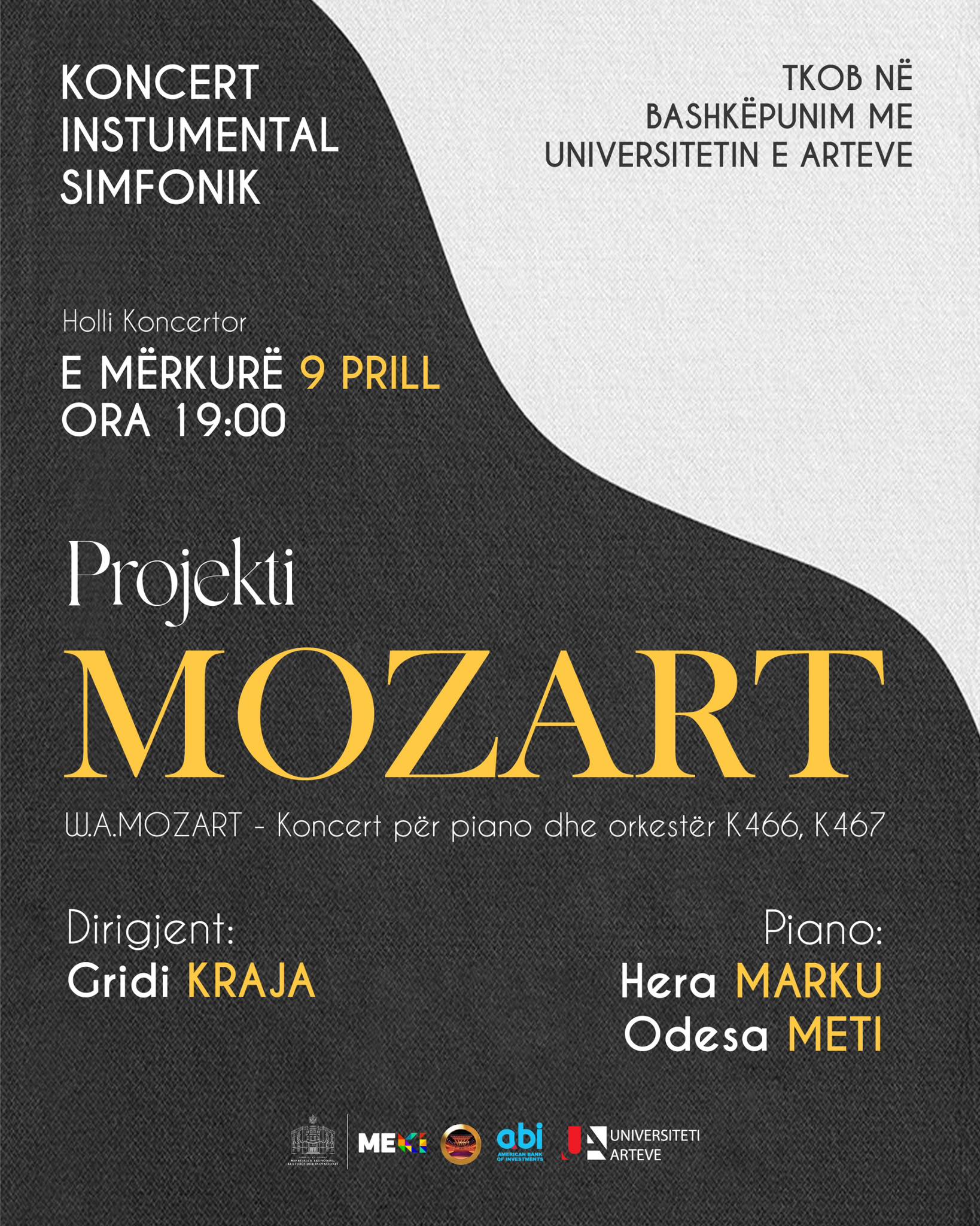 “Projekti Mozart” ” sjell në skenë koncertet për piano dhe orkestër të W.A. Mozart