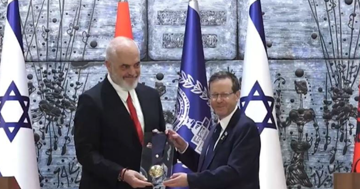 Rama nderohet me Medaljen Presidenciale të Nderit në Izrael: Mik i popullit hebre! Kreu i qeverisë: E marr në emër të Shqipëris