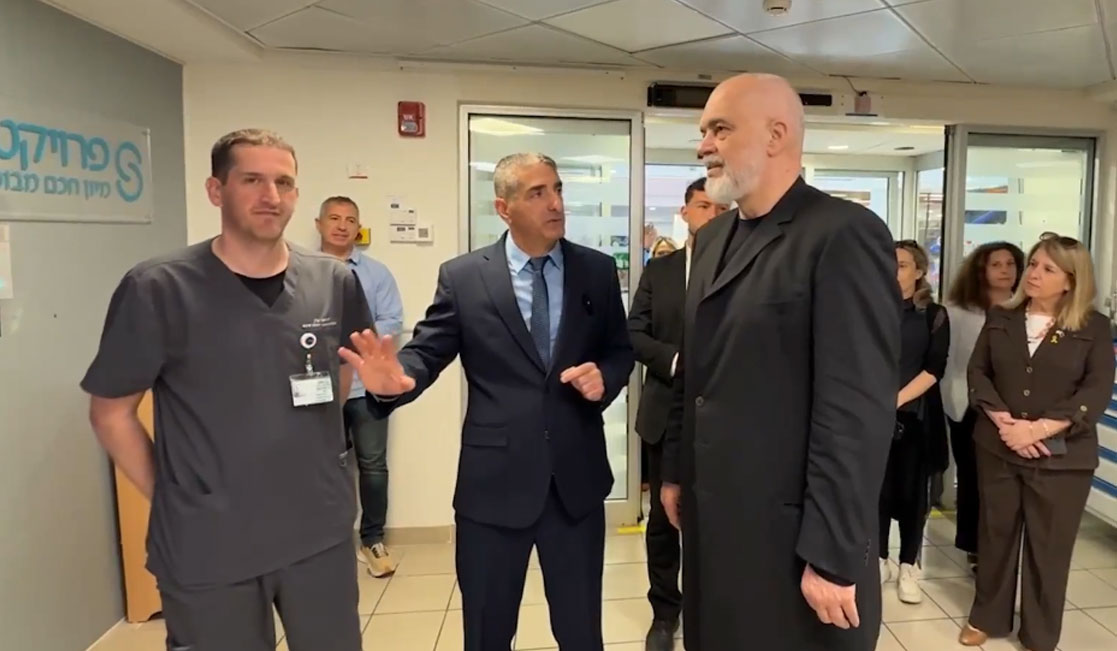 Rama në Qendrën Mjekësore Sheba në Tel Aviv, me të cilën po jetësojmë marrëveshjen e partneritetit me QSUT