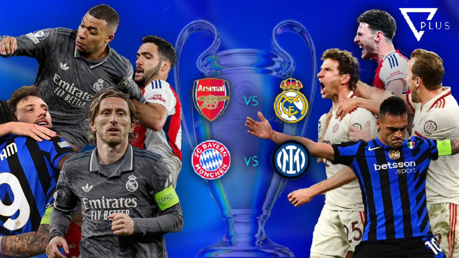 Reali kërkon përmbysjen e “çmendur”, Arsenalin e favorizon fitorja e madhe në Londër, por në “Bernabeu” e pret “ferri”! Inter-Bayern, gati për “luftë”