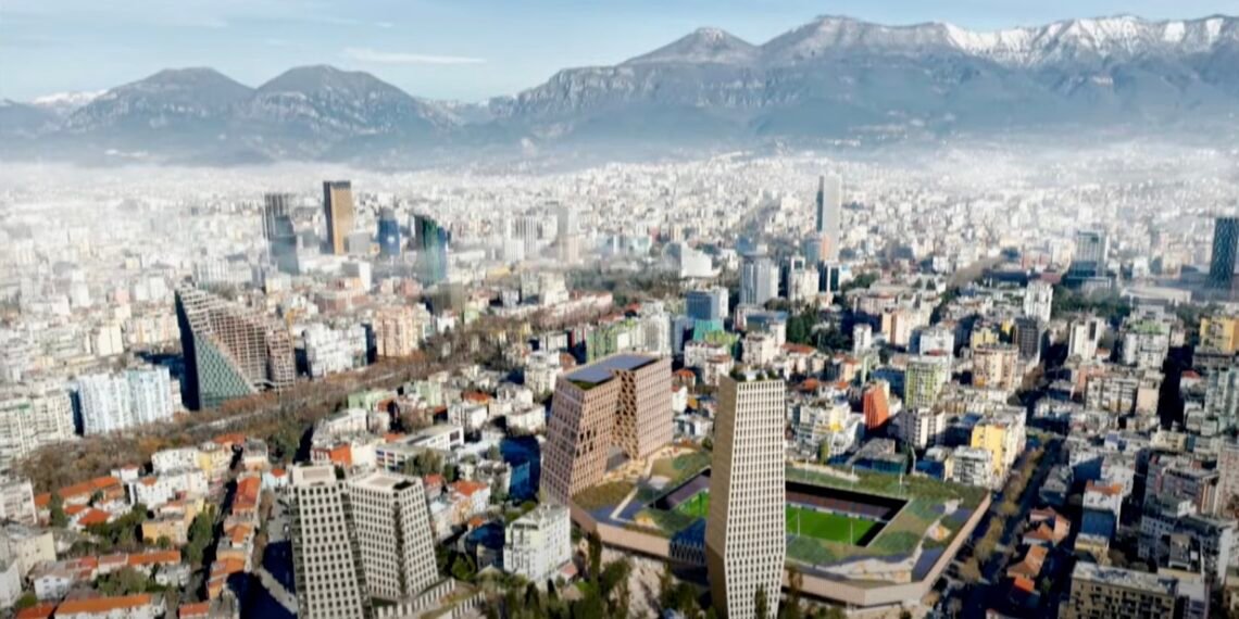 Selman Stërmasi” mes Pirgut, Grykës dhe Kulmit/ Stadiumi përpihet nga kullat