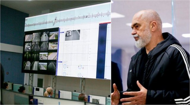 ‘S’ka më prita’/ Rama në Qendrën e Kontrollit të Trafikut: Kamerat e IA do të mbledhin informacione për çdo metër