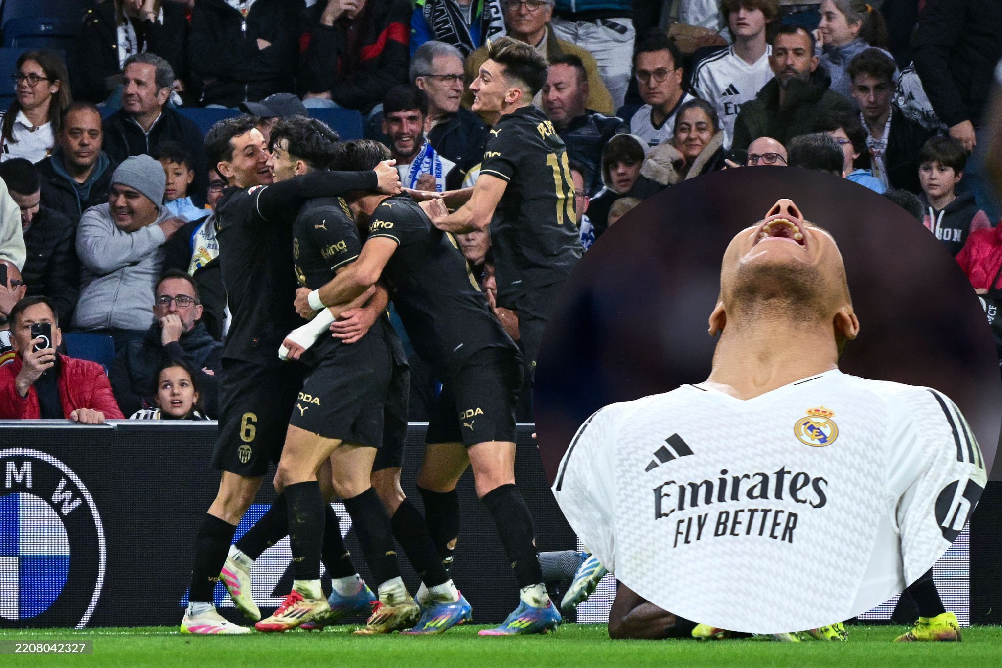 VALENCIA TRONDIT REALIN! Fitore në “Bernabeu” pas 17 vitesh në La Liga, stadiumi vërshëllen ekipin (VIDEO)