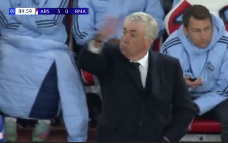 Video që po shpërndahet gjerësisht! Pika ku ka shkuar Real Madridi, Ançeloti kthen ekipin mbrapa të mos pësojnë golin e 4