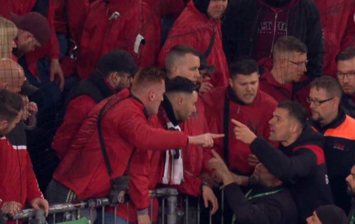 VIDEO/ U eleminuan nga ekipi i ligës së tretë, Granit Xhaka guxon dhe debaton ashpër me ultrasit e Leverkusenit