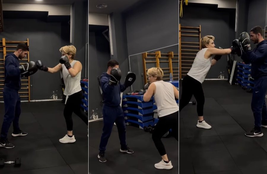 “Votoni Ilir Metën”/ Nën ritmet e “Rocky Balboa”-s, Monika Kryemadhi nis ‘përgatitjet’ për 11 majin (Video)